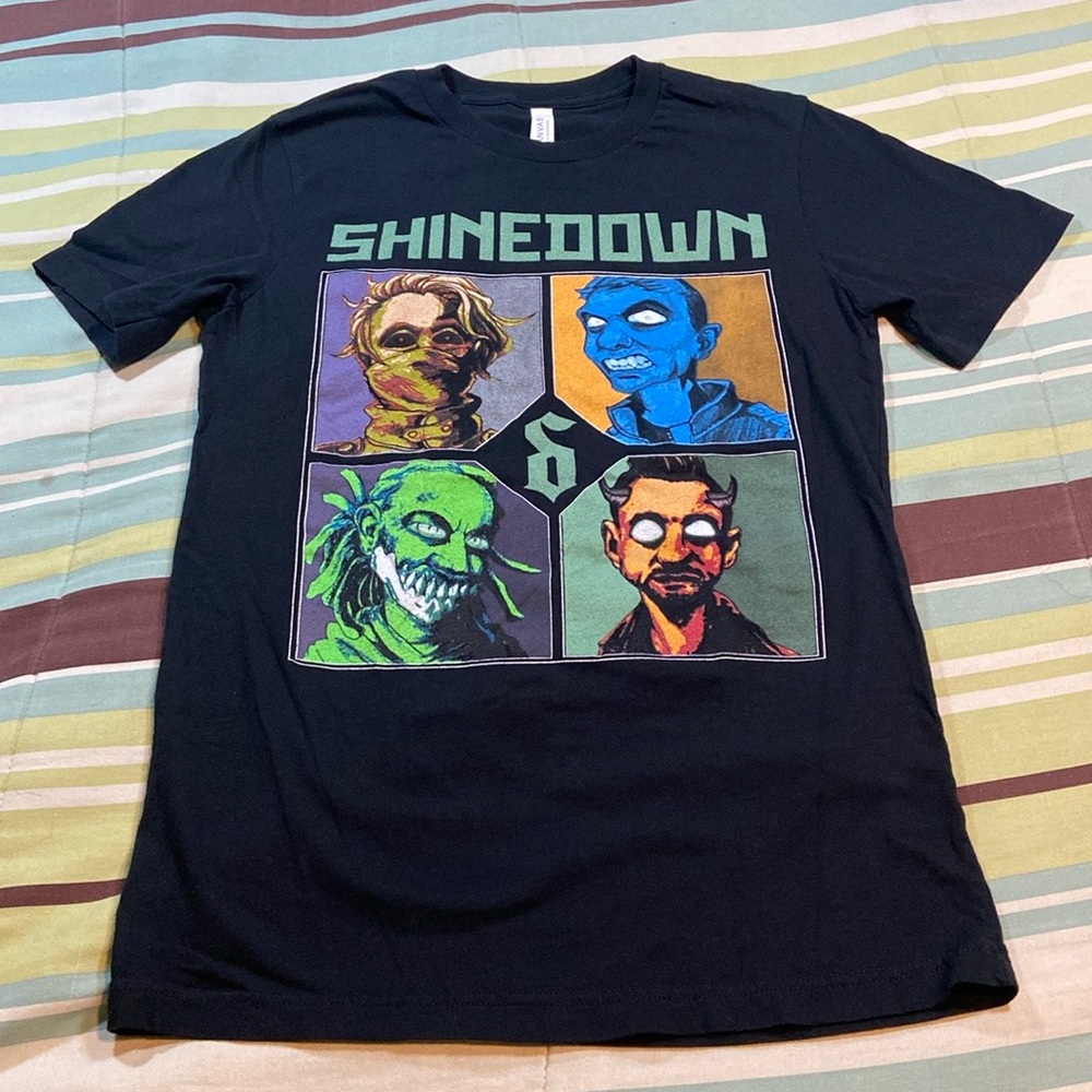 Crewneck Tee by Shinedown Tour Shirt. EUC!